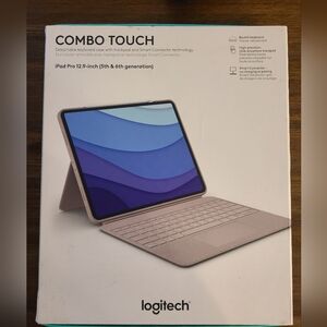 Logitech Combo Touch Keyboard for iPad Pro 12.9-inch - Beige